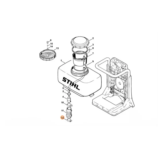 STIHL  Taśma zaciskowa 34x12 9771 021 2600